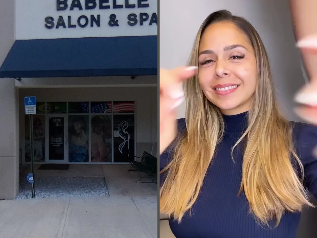 Welcoming salon space with clean, simple decor